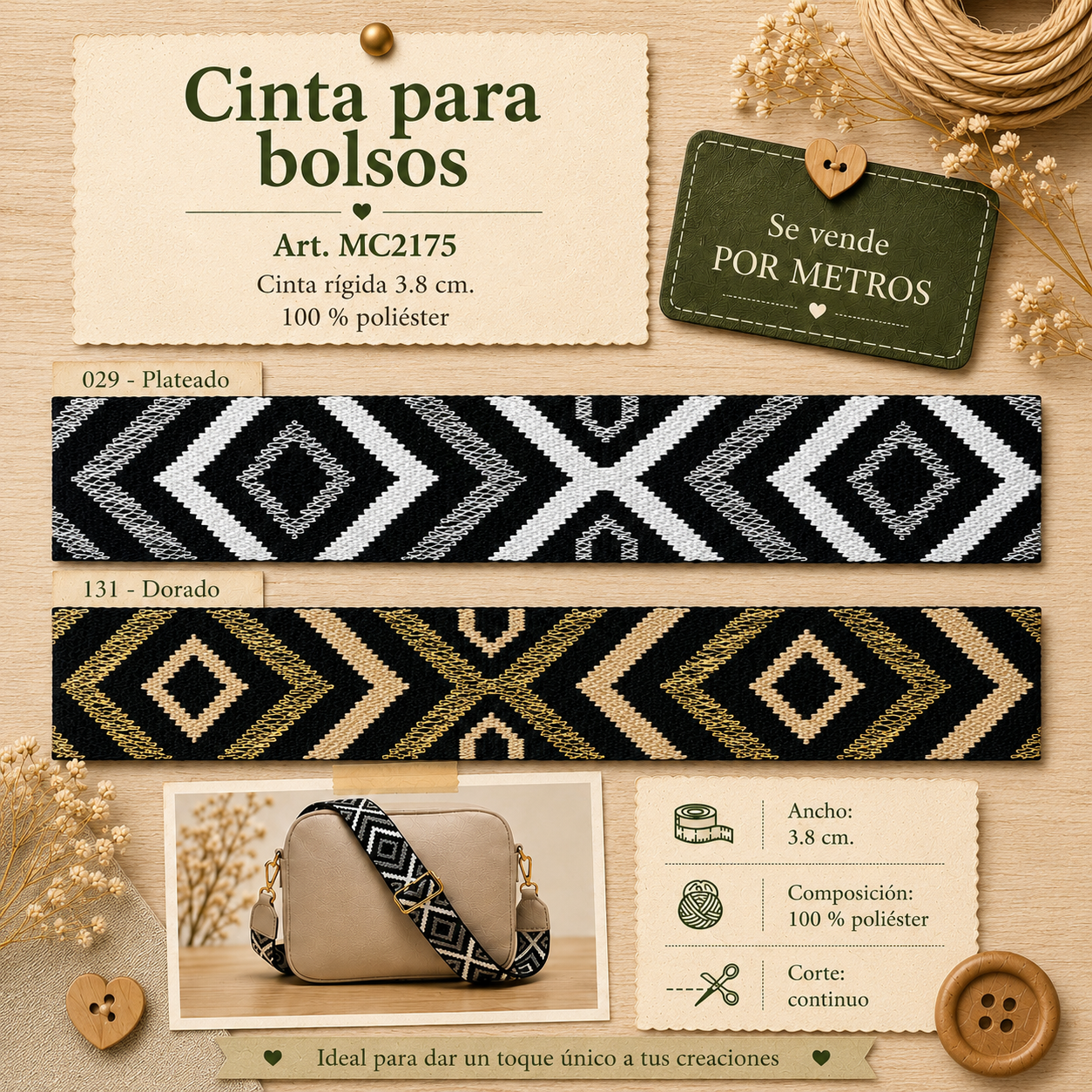 CINTA CARTERA 40MM