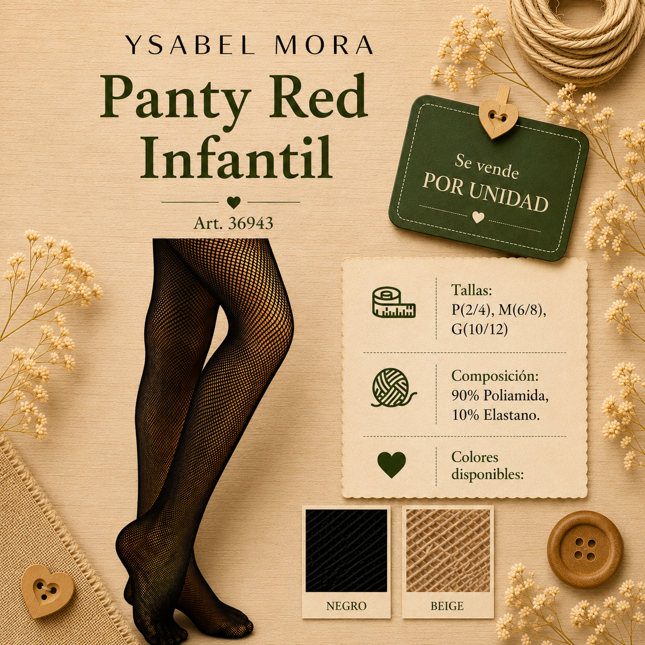 PANTY RED INFANTIL