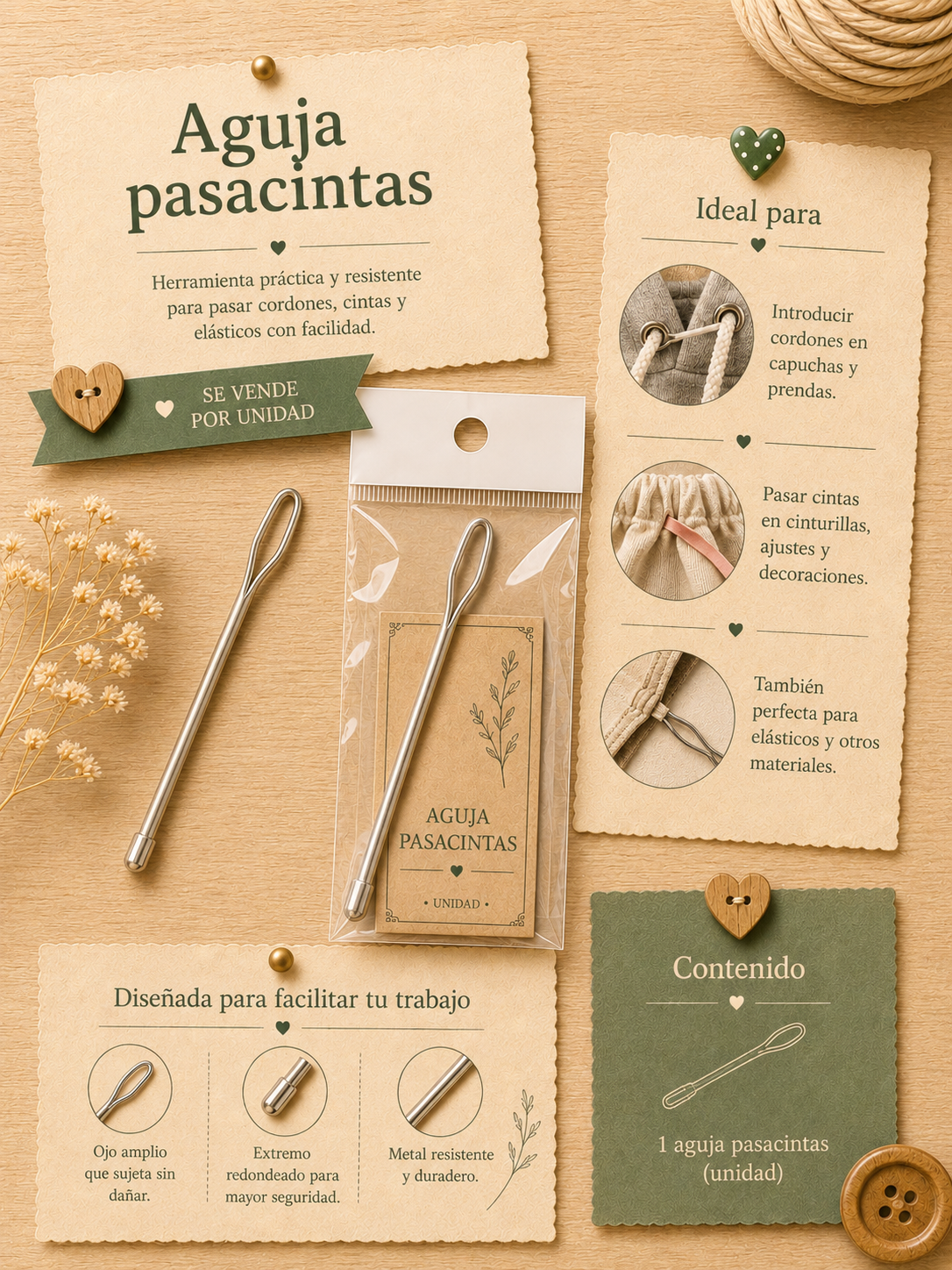 AGUJA PASACINTAS