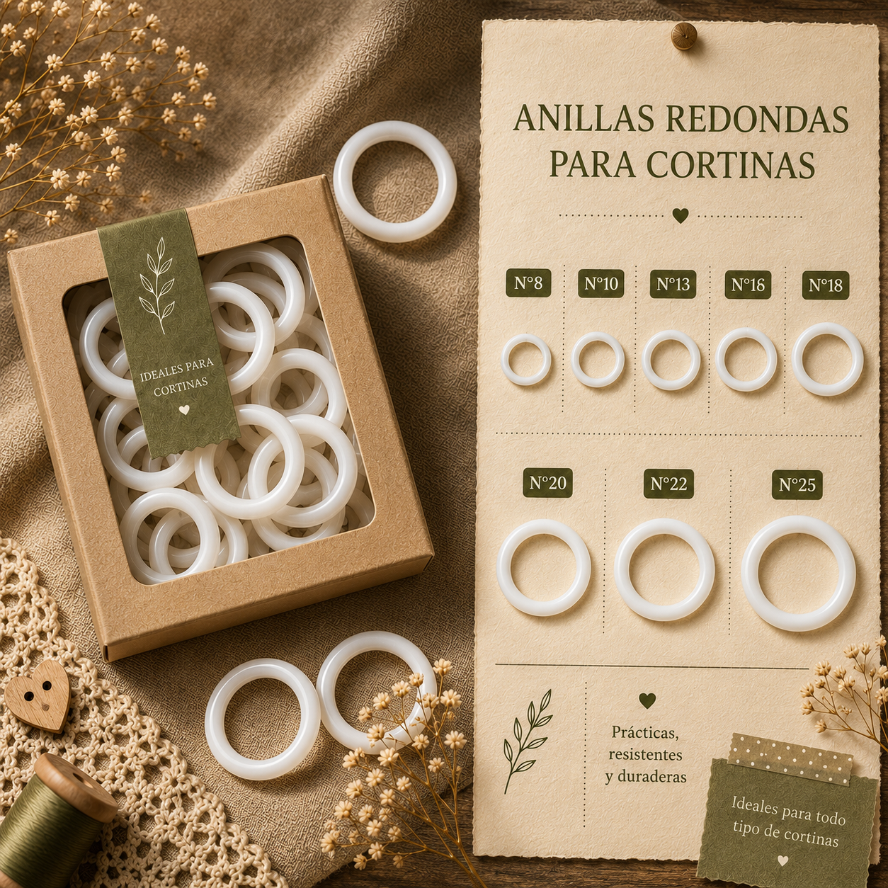 ANILLA CORTINA