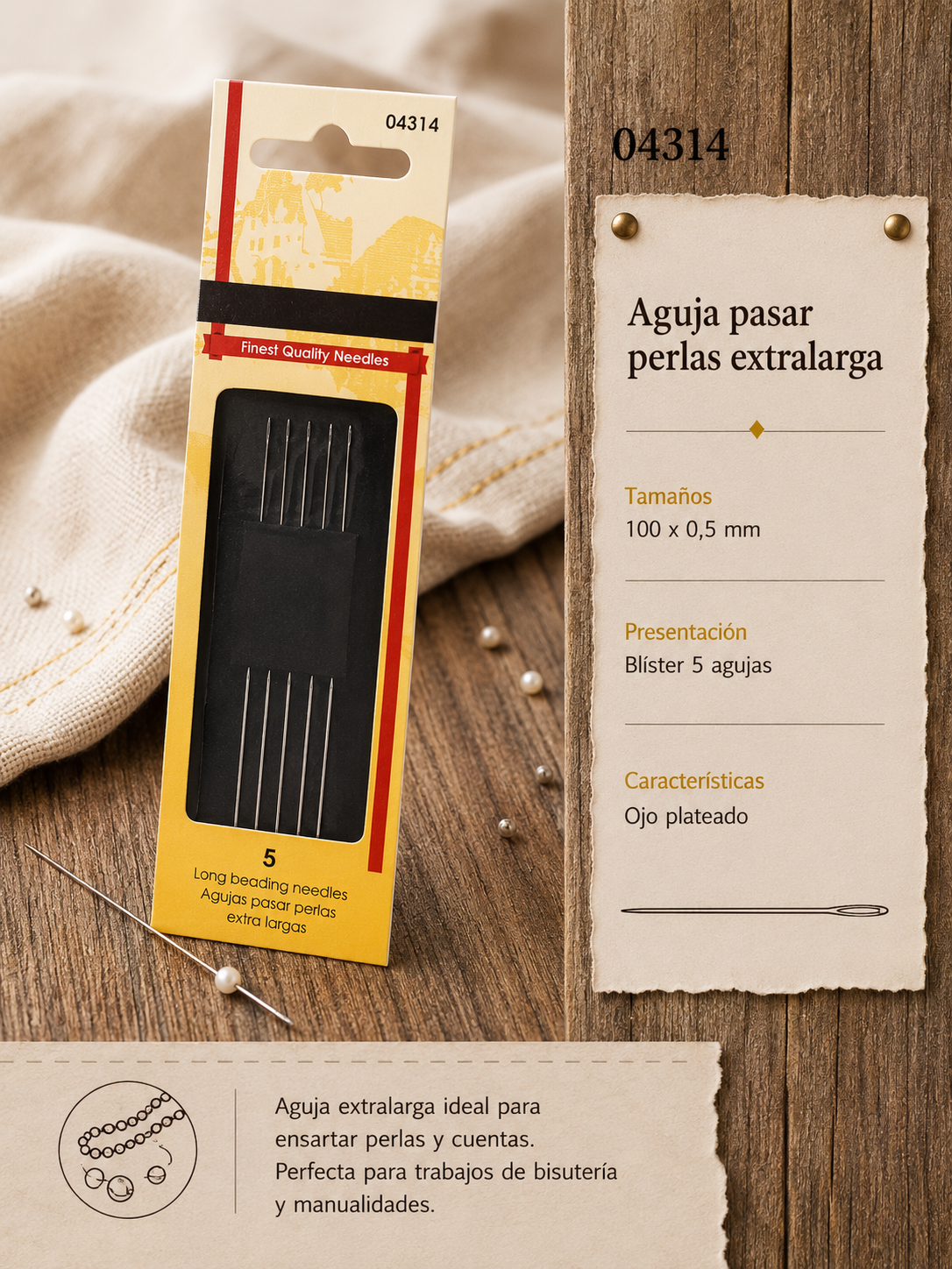 AGUJAS ABALORIOS