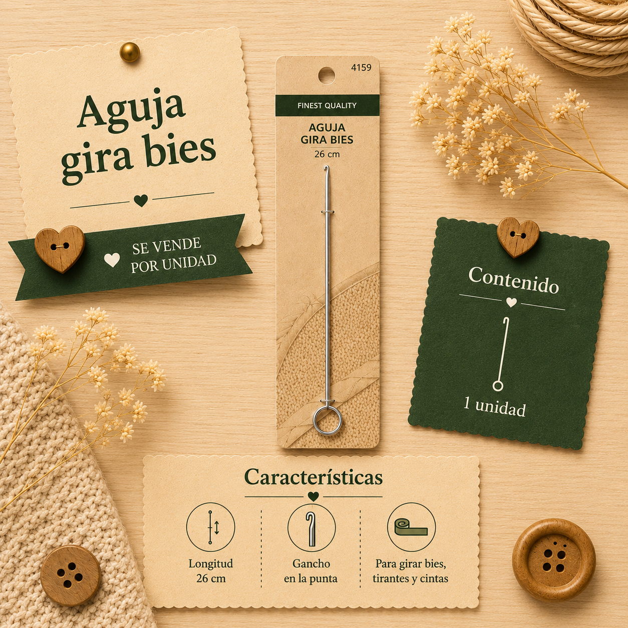 AGUJA GIRA BIES